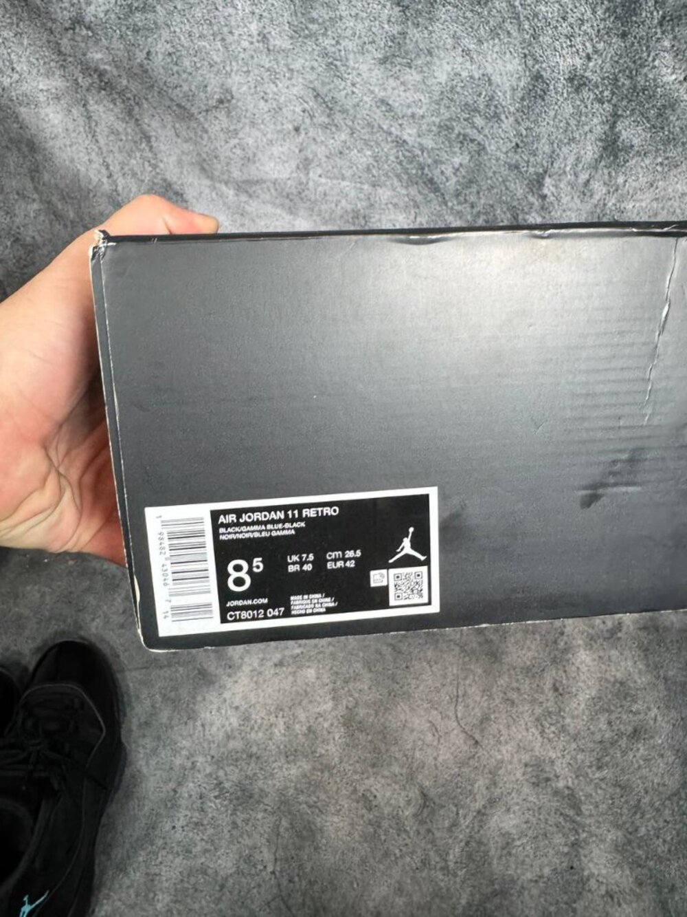 Size 8.5 | Jordan 11 Gamma Blue With Box | Pre-Owned - Picture 6 of 9